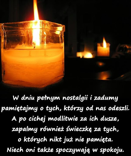 Duży znicz w dniu pełnym
